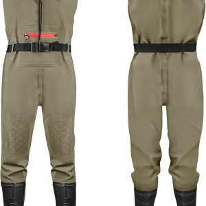 Fishing Waders for Men with Boots, Chest Waders, PVC Waterproof Waders for Hunting